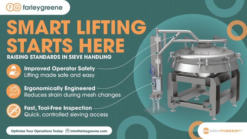 farleygreene industrial sieve gallery lifter
